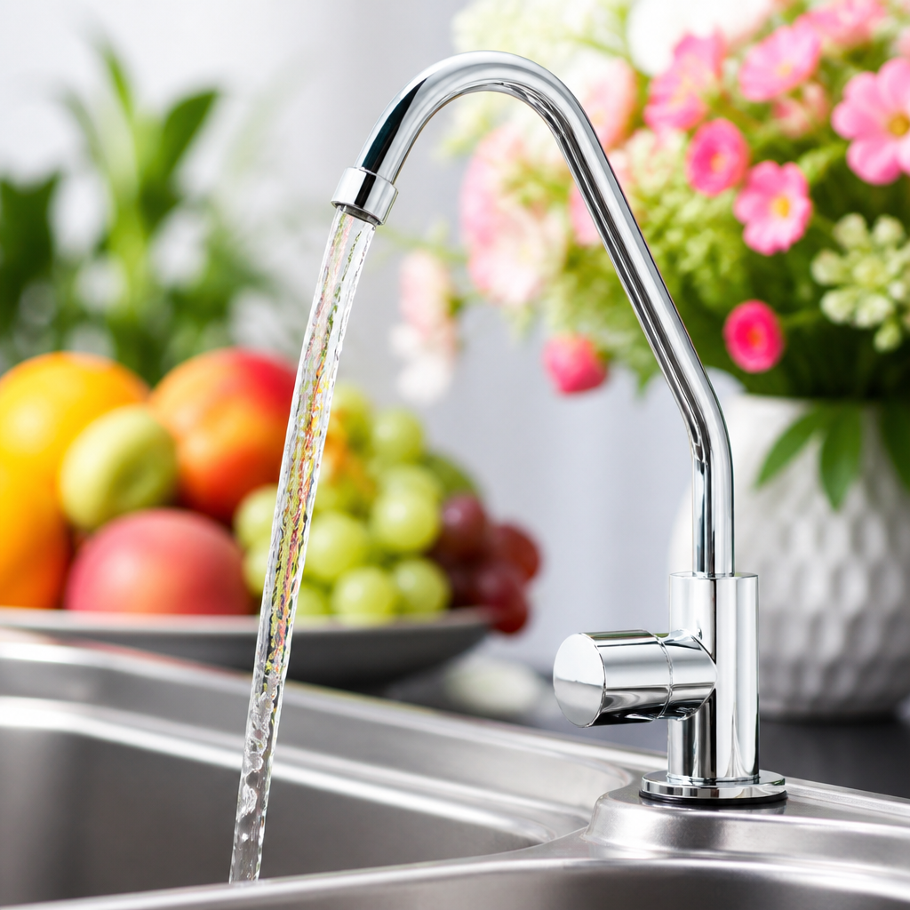 Dedicated RO drinking tap over a sink